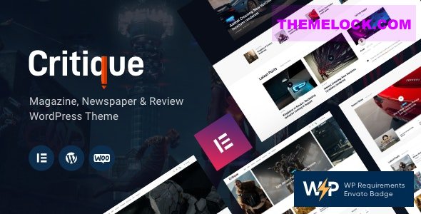 Critique v1.0 - Magazine, Newspaper & Review WordPress Theme