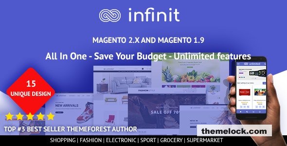 Infinit v1.4.5 - Multipurpose Responsive Magento 2 and 1 Theme