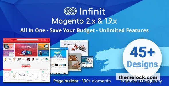 Infinit v1.6.6 - Multipurpose Responsive Magento 2 and 1 Theme