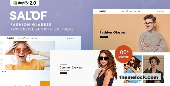 Salof v1.0 - Fashion Glasses Responsive Shopify 2.0 Theme