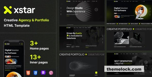 Xstar - Creative Agency & Portfolio HTML Template