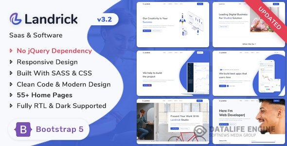 Landrick v3.2.0 - Saas & Software Bootstrap 5 Landing Page Template