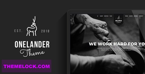 OneLander v2.4.13 - Creative Landing Page WordPress Theme