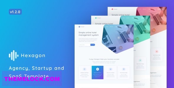 Hexagon v1.2.0 - Agency, Startup and SaaS Template
