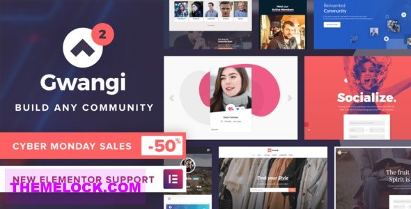Gwangi v2.3.8 - PRO Multi-Purpose Membership, Social Network & BuddyPress Community Theme