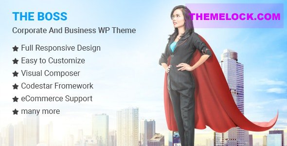 The Boss v1.0.6 - Corporate & Business WordPress Theme