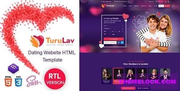 TuruLav - Dating Social Network Template