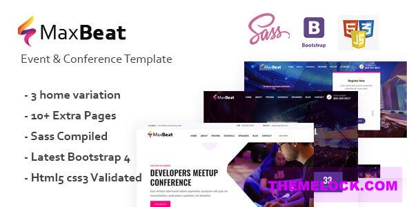 Maxbeat v1.0 - Event & Conference HTML5 Template