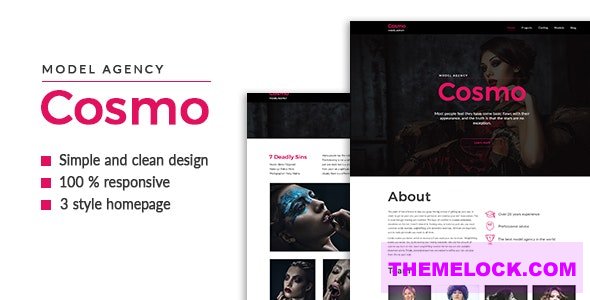 Cosmo v1.0.3 - Model Agency HTML5 Template