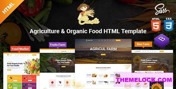 Chashi v2.0.0 - Agriculture & Organic Food HTML Template