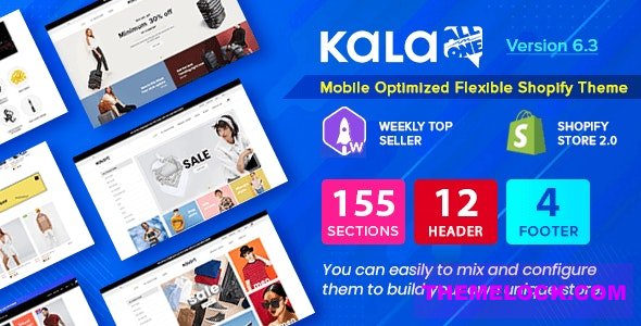 Kala v6.3.8 - Customizable Shopify Theme - Flexible Sections Builder Mobile Optimized