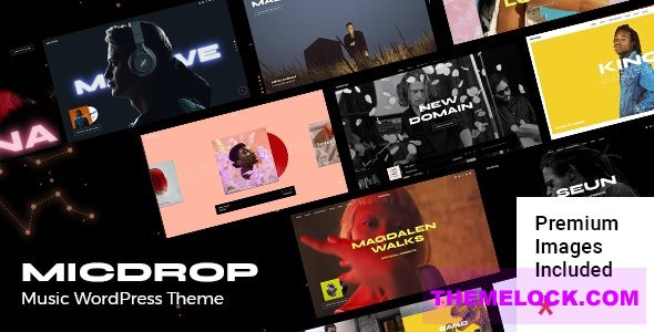 Micdrop v1.1 - Music WordPress Theme