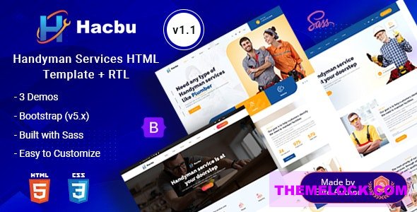 Hacbu v1.0 - Handyman Services HTML Template