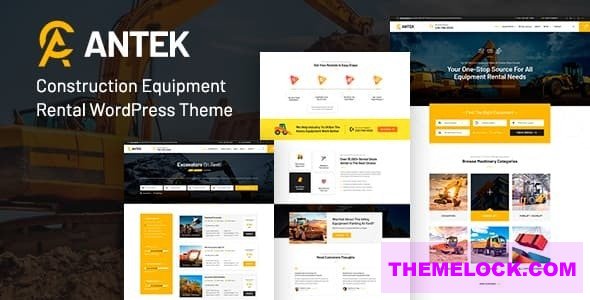 Antek v3.1 - Construction Equipment Rentals WordPress Theme