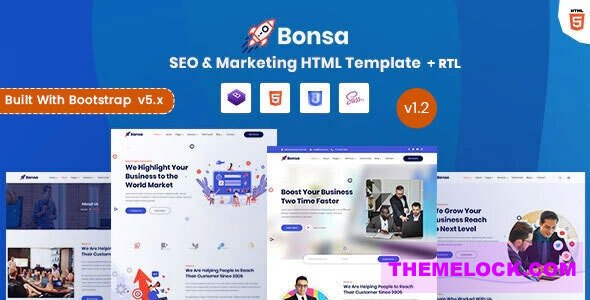 Bonsa v1.02 - SEO & Marketing Company HTML Template