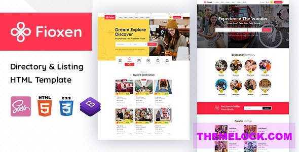 Fioxen v1.0 - Directory & Listings HTML Template