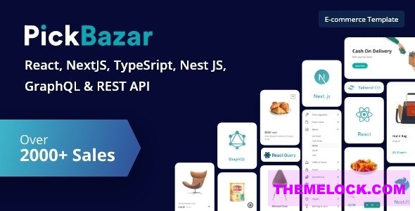 PickBazar v6.1.0 - React Ecommerce Template with React Hooks, Next JS, GraphQL & REST API