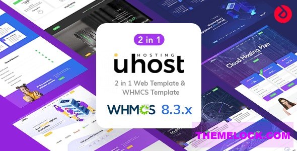 Uhost v1.6 - Modern Web Hosting & WHMCS Template