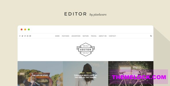 Editor v1.0.1 - Blog and Portfolio Template