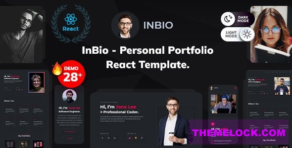 InBio v1.0 - Personal Portfolio React Template