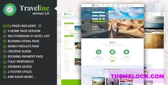 Traveline v1.0 - Tour & Travel Hotel HTML Booking Template