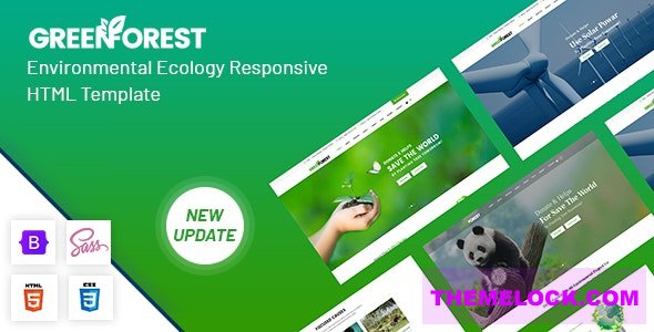 GreenForest v2.0.0 - Environmental Ecology Responsive Template
