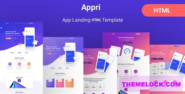 Appri v1.0 - App Landing HTML5 Template