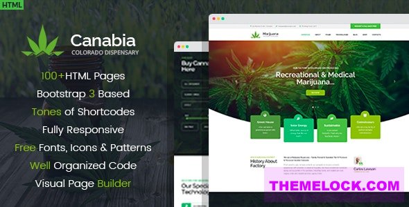 Canabia v1.0 - Medical Marijuana Dispensary HTML Template
