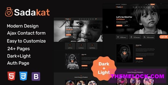 Sadakat v1.0 - Charity Nonprofit HTML 5 Template