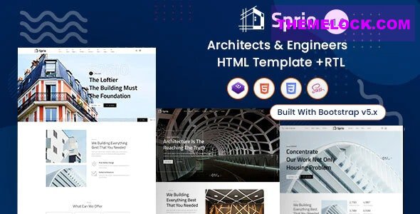 Sprio v1.2 - Architects & Engineers HTML Template