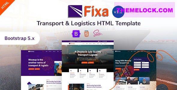 Fixa v1.2 - Transport & Logistics Bootstrap 5 Template