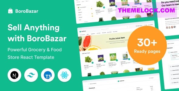 BoroBazar v1.0.3 - React Ecommerce Template with Grocery & Food Store