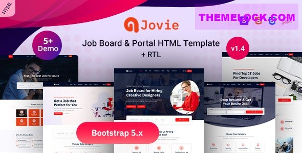 Jovie v1.0 - Job Board & Portal HTML Template