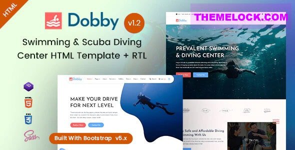 Dobby v1.2 - Swimming & Scuba Diving HTML Template