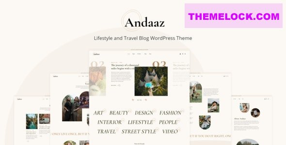 Andaaz v1.0.1 - Lifestyle and Travel Blog WordPress Theme