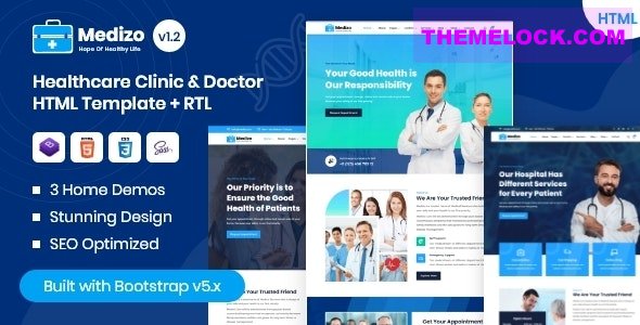 Medizo v1.2 - Healthcare Clinic & Doctor HTML Template