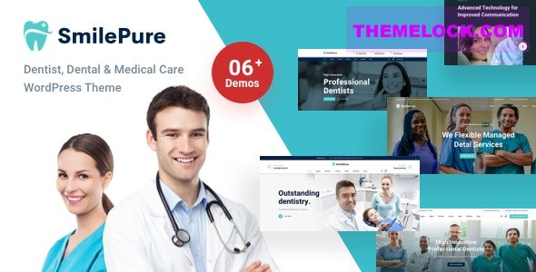 SmilePure v1.3.9 - Dental & Medical Care WordPress Theme