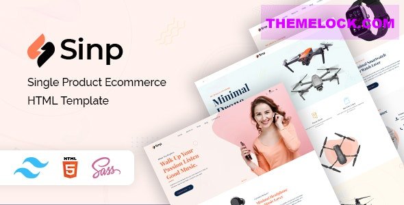 Sinp v1.0 - Single Product Ecommerce HTML Template