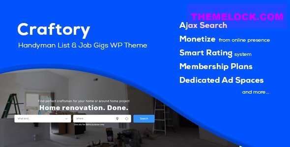 Craftory v2.0.1 - Directory Listing Job Board Theme