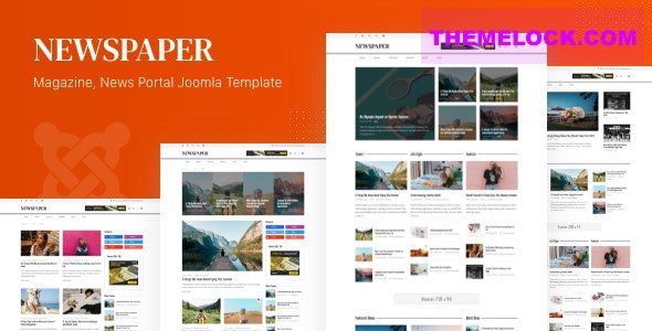 Newspaper v1.0 - Magazine, News Portal Joomla 4 Template