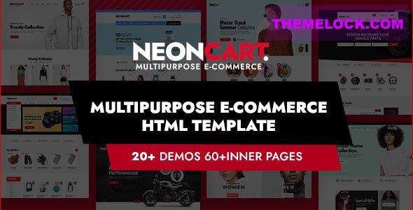 NeonCart v1.0 - Multipurpose Ecommerce Bootstrap 5 & 4 HTML Template