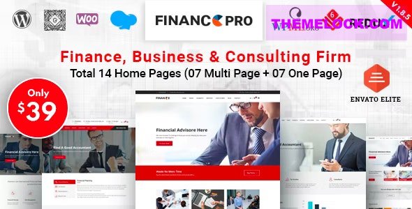 Finance Pro v1.8.7 - Business & Consulting WordPress Theme