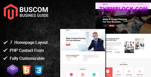 Buscom v1.5 - Multipurpose Business and Corporate Template