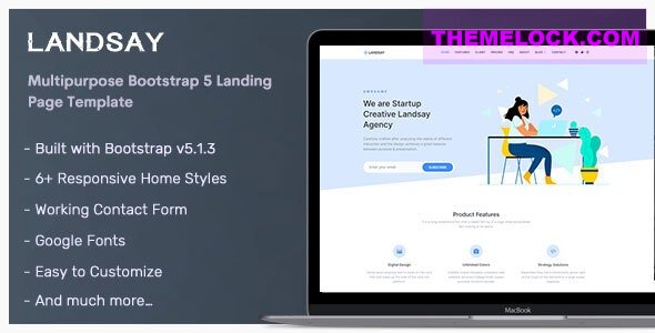 Landsay v2.0.0 - Bootstrap 5 Landing Page Template