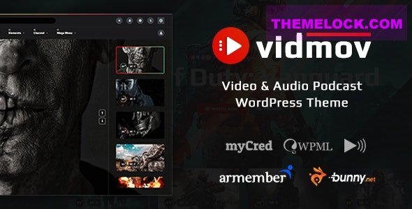 VidMov v1.9.0 - Video WordPress Theme