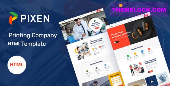 Pixen v1.0 - Printing Services Company HTML5 Template