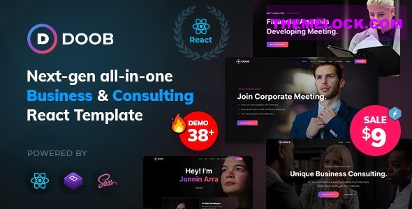 Doob v1.0 - Business and Consulting React Template