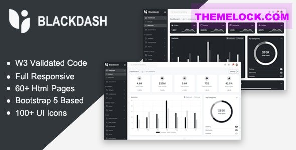 Blackdash v1.0 - Bootstrap5 Admin Template