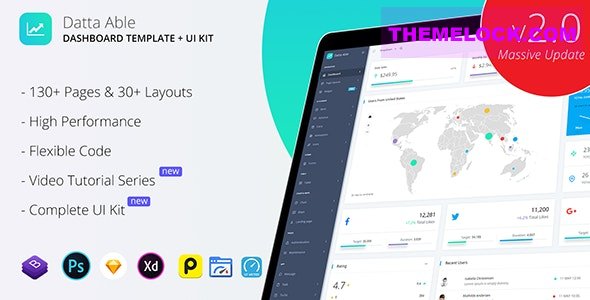 Datta Able v2.0 - Bootstrap Admin Template