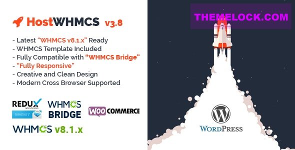 HostWHMCS v3.8 - Responsive Hosting and WHMCS WordPress Theme